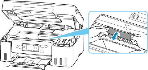 Canon Inkjet Manuals G Series Removing Jammed Paper Inside